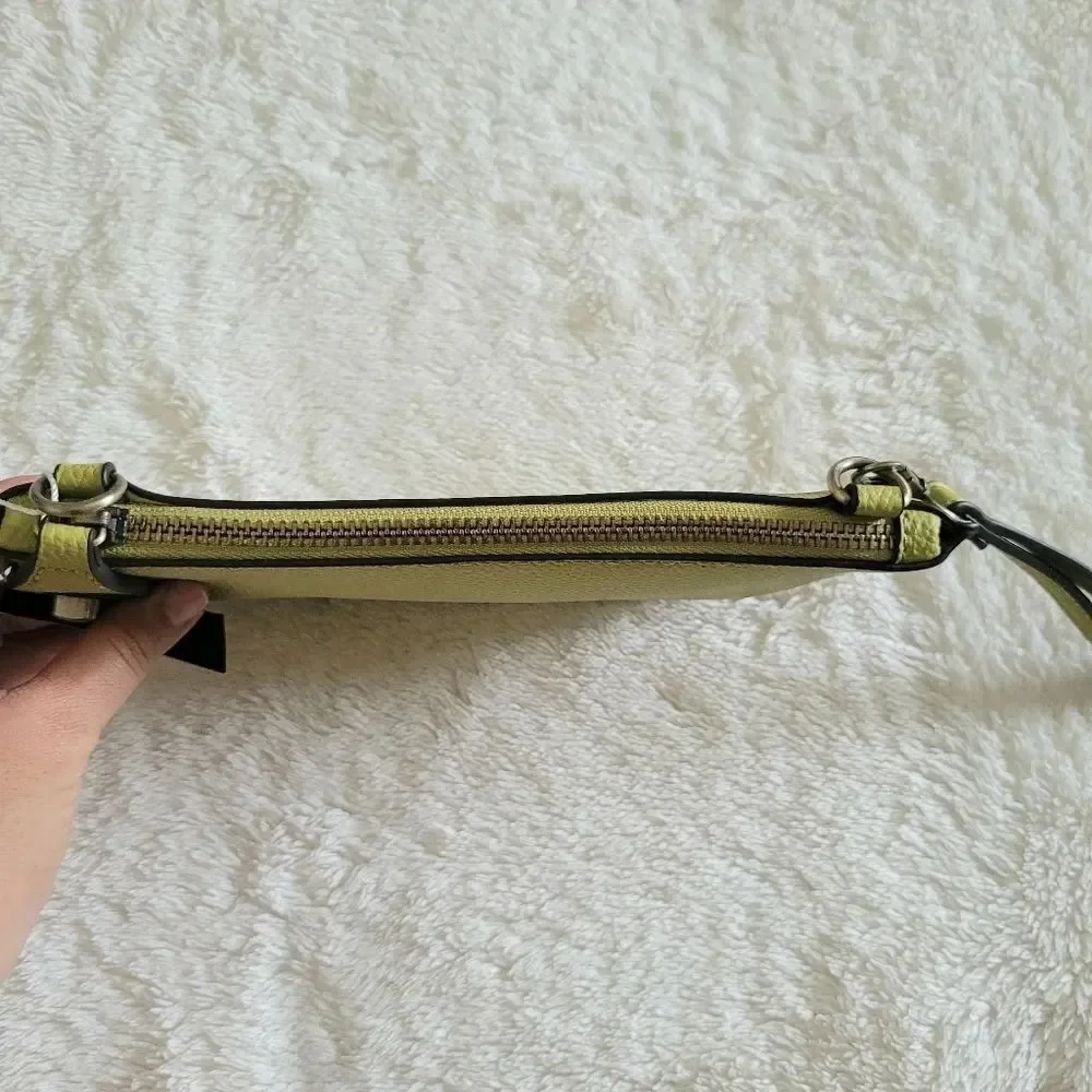 Joy Susan Chartreuse Wristlet/Crossbody - NW